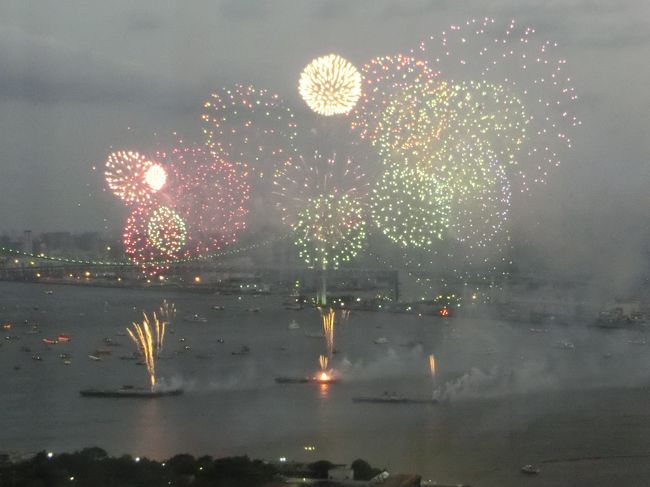 「第２７回東京湾大華火祭」を「ザ・トーキョー・タワーズ」から鑑賞しました。<br /><br />「東京オリンピック」の影響で「東京湾大華火祭」については「当面休止」になるようです。