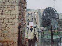 (15)1993年12月ヨルダン・シリアの旅13日間⑯シリア(ﾏﾙﾃﾞｨｰｸ村 ｴﾌﾞﾗ王国(ﾃﾙﾏﾙﾃﾞｨｰｸ  神殿) ﾊﾏ(大水車))