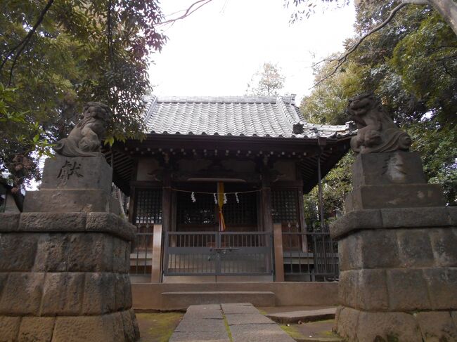 都営三田線西馬込から徒歩約１０分に在する湯殿神社（ゆどのじんじゃ、東京都大田区南馬込）を南端とする一帯は戦国時代に小田原北条氏が関東を支配していた頃、家臣の梶原助五郎の知行地でこの神域あたりに馬込城が配されていたと伝えられています。<br /><br />馬込は近代になって耕作地を増やすため台地を削り谷を浅くする工事が進められ現在では崖地もなだらかな斜面に変貌していますが、昔の馬込の地はもっと谷は深く、台地は高かったといわれておりしかも谷と高台が複雑に絡み合っていました。<br /><br />とりわけ湯殿神社西側の低地には、中馬込方向から内川が流れ、川の流域には湿地帯が広がり馬込城の天然要害のであったと思われます。<br /><br /><br />大田区ホームページには馬込城跡であったことを次のように説明しています。<br /><br />「戦国時代の後北条氏の家臣である梶原助五郎（三河守）の所領で、東は北野神社（南馬込二丁目）、西は湯殿神社（南馬込五丁目）、南は坂下（中央一丁目、中央四丁目）、北は大田区図書館（中馬込二丁目）までに及ぶ中世城郭でした。城の構えは周囲の急な崖で、周辺の谷に沼を配し、敵の進攻に備えていました。特に西側の部分はかつて根小屋と呼ばれ、このあたりが城主の館跡と考えられています。」<br />