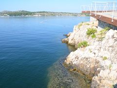クロアチア旅行５　シベニクのビーチ。久しぶりの海水浴！