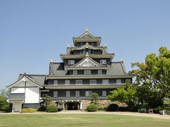 岡山城、後楽園。と仁徳天皇陵。