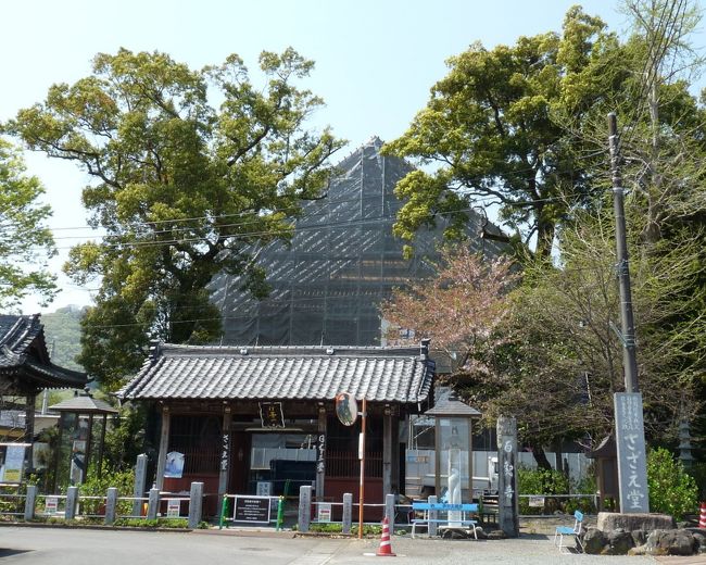 曹源寺（さざえ堂）は工事中です_（群馬県・太田市）