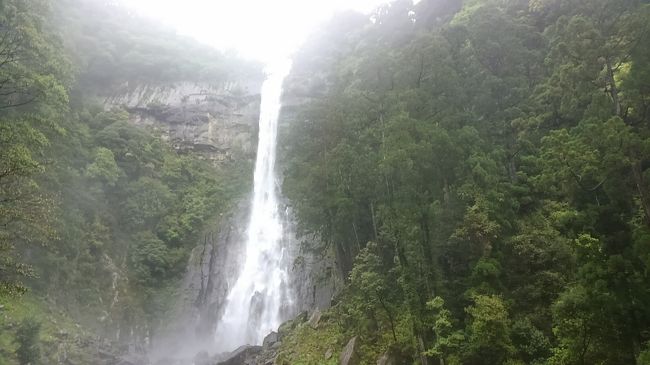 連れ合いから伊勢志摩サミットの前にお伊勢さん参りと熊野古道を訪ねる旅がしたいと聞かされたのが確か今年に入ってすぐだったように思う。<br /><br />いよいよ３月になろうとするときにどうなっているの？と言われてあ！！そうだと急ぎ伊勢神宮と熊野古道を訪ねる旅を私たちの都合のよい日時を３つ選んでツアー会社に申し込んだ。<br /><br />しかしながら３月中頃になっても３つとも一向に催行される気配がない・・・このまま時間が経過するとダメになってしまうかもしれないと感じたので自分で計画して行くことを決心した。<br /><br />さて、計画してみるとなるほど伊勢神宮から熊野古道への訪問の移動が難しくものすごく限られた時間での選択になってくる。<br /><br />まずお伊勢さん参りのための宿泊場所は神宮会館がベストだと分かったのでここを押さえようと５月初旬を予定したがすべて満室になっているではないか、急ぎ少しずつさかのぼりながら調べてみるとやっとの事で４月２６日に一室だけ開いているのを見つけてすぐに予約した。なぜ神宮会館がベストかというと朝の静かな時間帯の６時半から約一時間半に渡る内宮の案内があることが分かったからである。<br /><br />それから次に熊野古道訪問のための那智勝浦での宿泊であるが、評判もよく露天風呂も楽しめそうな中の島ホテルが良いと決めて２７日の予約を入れた。<br />また松阪牛を食べたいというので松阪での宿泊も考えたがいろいろ調べてみると値段のこともあるが松阪牛のおいしいところはほとんど東京などへ出されていて地元の人はまずここで高級なものは食べないとのことでもあり、松阪で特に見るところもなさそうなのでここでの宿泊は止めることにした。<br /><br />熊野古道訪問は熊野交通のバスを利用して行くことを考えて予定を立てたが、中の島ホテルでちょうど世界遺産「熊野古道　大門坂と那智山めぐり」が自分たちで考えたのとほぼ同じところへ行くことが分かったのでホテルへこのセット宿泊を追加する内容で変更することができた。<br />まさに同じ熊野交通の観光バス・レトロバスによる案内である。当日多くの外人さんも含めてたくさんの人がいたがほとんど皆同じ時間の定期バスに乗ってこのレトロバスに乗車したのはラッキーなことに私たち二人を含めてたった４人の貸し切り状態であったのである。<br /><br />全行程が完結した後ＪＲへ出向き新幹線や名古屋から移動の特急みえ号やワイドビュー号など必要な列車をすべて手配・購入してからツアーの申し込みをすべてキャンセルしました。<br /><br />５月に開催された伊勢志摩サミットの最初に各国首脳が伊勢神宮・内宮を訪れたときの様子はちょうど一か月前に２度もお参りしましたので、テレビで映し出される移動の様子などを含めてすごくよく理解できるものでした。<br />