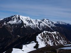 春の聖・赤石・悪沢を眺めに… / 残雪の南アルプス南部縦走