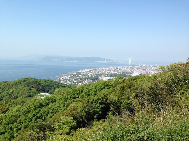 六甲山ウォーキング:JR須磨駅～旗振山～(縦走コース)～高取山～高速長田駅