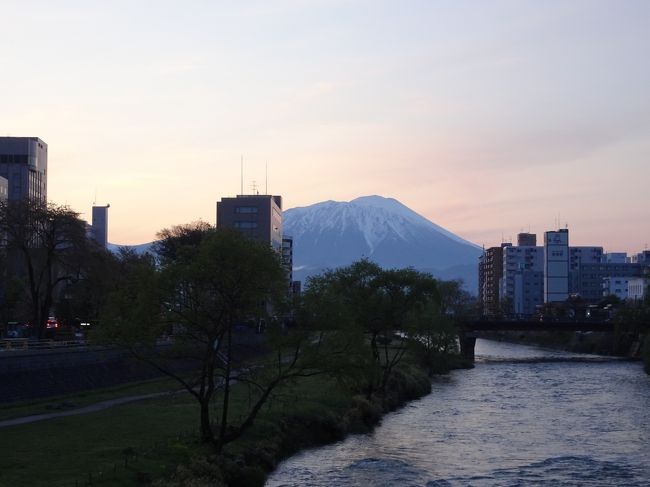 ＧＷのぐるっと東北、3泊4日の旅。極めて適当かつ不効率に計画を立ててみました。が、電車の時間もあるので行動スケジュールは割と緻密に。行動範囲が広い上に宿を押さえておいた関係もあったり、絶対行っておきたいスポットはリストアップしてあったのに加え、人の多さが読めないので電車は極力指定席を取っておこうと心がけておりまして。<br />本来であれば、石巻や陸前高田などに行って、遅ればせながらの復興支援旅、としたいところでしたが、新潟、鶴岡、弘前、平泉は今回の押さえどころでしたので、三陸海岸方面を断念したことが心残りです。<br /><br />さて。こんな感じでレビューして行こうと思います。<br /><br />1/8　セントレア〜新潟市内散策<br />2/8　新潟〜鶴岡(泊)<br />3/8　鶴岡〜弘前(観光)<br />4/8　弘前〜盛岡(泊)<br />5/8　盛岡〜平泉(中尊寺)<br />6/8　平泉〜花巻<br />7/8　会津若松観光<br />8/8　会津若松〜大内宿<br /><br />続いて、4/8の盛岡編です。<br />殆どご飯食べて泊まっただけの街になってしまいました。