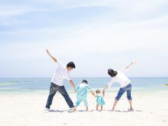 美ら海で家族写真を撮ろう♪5歳＆0歳の子供と行く、ドタバタ3泊4日の沖縄旅行