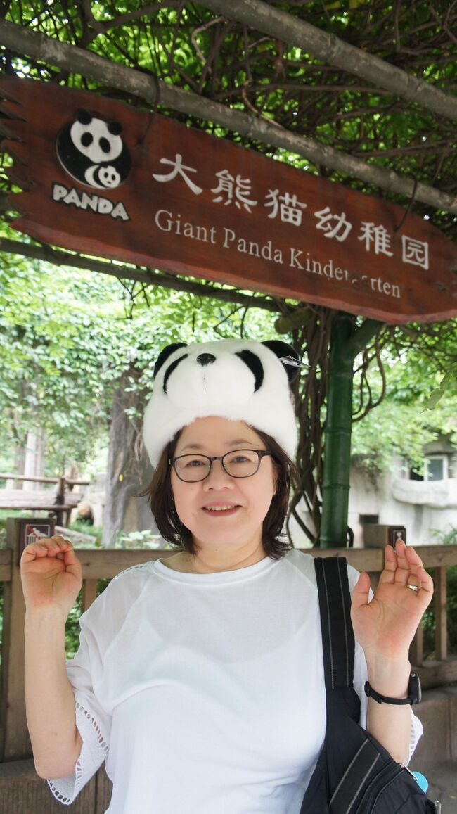 熊猫深山之旅（8）【九寨溝・黄龍・峨眉山・楽山】「成都パンダ繁殖研究基地」で生まれて初めて本物のパンダに出会う。