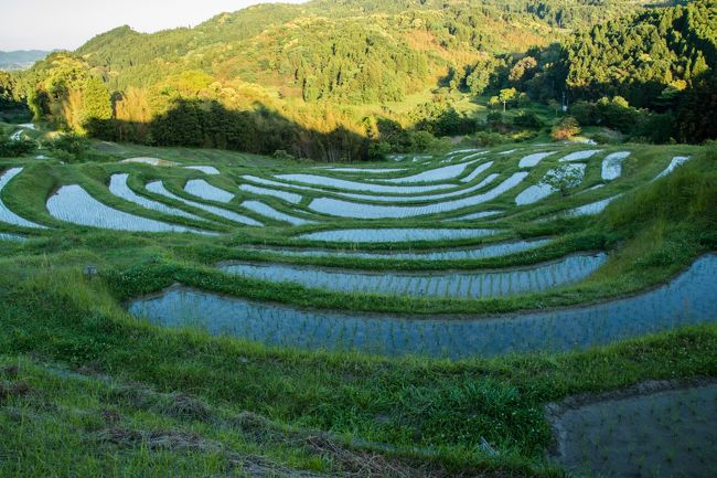 昨年春にいすみ鉄道沿線の菜の花・桜撮影に訪れたとき宿泊した漁師民宿のおかみさんに教えてもらった御宿の海岸の撮影ポイントのことが気になっていた。連れ合いが、友達と軽井沢・上田方面に一泊旅行に出かけたので、この機会に撮影のことを最優先に、気ままな一人旅を楽しんできた。風景撮影は早朝、夕刻、夜が多いので、連れ合いが一緒だと、何かと制約が多いのである。特に最近は星景写真にハマっているので、行動は夜が多い。そのため、宿泊は手軽な車中泊。<br /><br />まずは、一日目の昼間は、撮影ポイントの下見だ。大波月海岸、小波月海岸、ＪＡＸＡ勝浦宇宙通信所、そしてちょっと遠出して鴨川の大山千枚田を回ってきた。