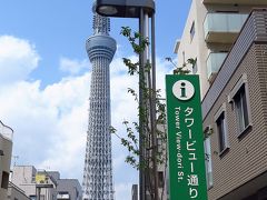 東京スカイツリー1/2　タワービュー通りの視点　☆電線の地中化等が完了