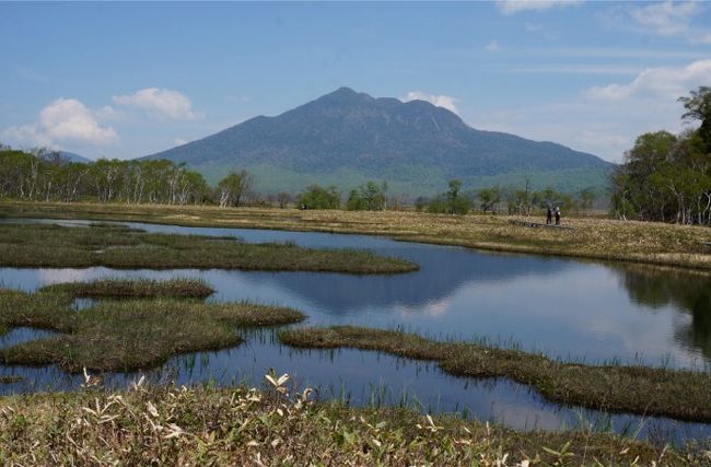 湿原のすばらしい景色を見に。 尾瀬に行こう！2 初の山小屋泊編 <br />http://4travel.jp/travelogue/11135369<br />続きです。<br /><br />初めての山小屋1泊を満喫し、今日も尾瀬ヶ原を歩きます。<br />東電小屋→東電小屋分岐→赤田代でＵターン→東電小屋分岐→見晴→竜宮十字路→牛首→山の鼻→鳩待峠→バスで戸倉へ。<br />今日は新潟〜福島〜群馬と三県に渡り 約15キロ お天気の良い中を歩きました。<br />たくさんの尾瀬の美しい景色を満喫できた1泊でした。<br /><br />画像が多いので、旅行記は３部に分けて掲載します。<br />１花探し編<br />2 初の山小屋泊編<br />3 尾瀬ヶ原 三県歩いたよ編<br />