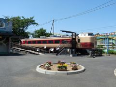 華蔵寺公園の特急とき__Ｃ６１の代替機は、クハ１８３だった（群馬県・伊勢崎市）