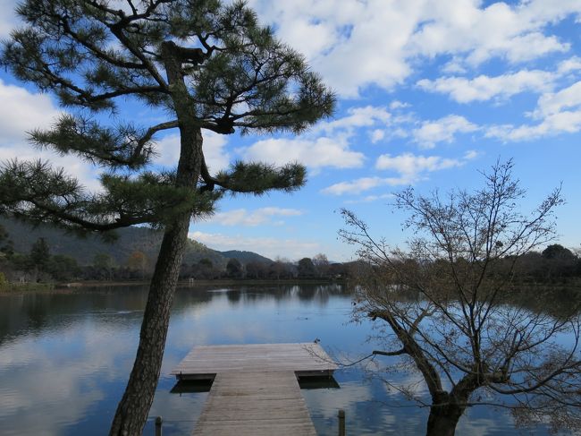 急遽決めた年末の京都旅行。<br />大まかな予定を決めたら後はその時の流れで〜とのんびり楽しもう。<br /><br />昨日は一乗寺の方までお漬物を買い、その後は知恩院で写経体験。<br />うっかり御朱印をもらい損ねたのでまた行かなければ。<br /><br />2日目はちょこっと遠出。<br />前から興味あった大覚寺へ。<br />ついでに歩いて回れる清凉寺や法然寺へ行ってきました。<br /><br />嵐山は人がたくさんいるけれど、ちょっと足をのばすと人が少なく快適でした。