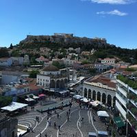 オーシャニア・リビエラ地中海クルーズvol.3　ギリシャの青い空とアクロポリスがとっても綺麗！！アテネに来てよかった！