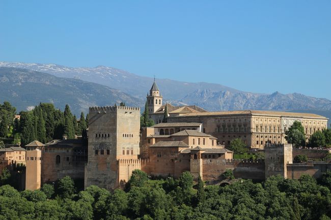 LOOK JTBを利用し、スペイン旅行に行きました。<br />今回の旅行に行く前に、このサイトで沢山の方に貴重な情報をいただきました。おかげでとても思い出に残る旅となりました。<br />みなさん、ありがとうございました。<br /><br />5月25日 福岡~羽田→成田<br />5月26日 成田~マドリード(夜、コーラルデラモレリア)<br />5月27日 マドリード一日観光(プラド美術館、闘牛)<br />5月28日 コンスエグラ(ラ・マンチャの風車)~コルドバ(メスキータ、ユダヤ人街)~セビリア(夜フラメンコ)<br />5月29日 セビリア(アルカサール)~グラナダ<br />5月30日 グラナダ(アルハンブラ宮殿、ヘネラリーフェ庭園)~ミハス~バルセロナ<br />5月31日 バルセロナ一日観光(サグラダファミリア)<br /><br />今回はセビリア(アルカサール)~グラナダ編です。