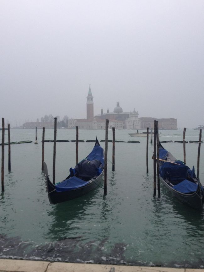 2014/3/15〜23の７泊９日で、家族３人でヨーロッパの世界遺産巡りをしてきました。<br />行き先は妻はオランダ、息子はオーストリア、私はイタリアと意見がまとまらず、結局すべて周ることになりました。(^^;)<br />今回はそのイタリア・ベネチア編の旅行記です。<br /><br />欧州世界遺産巡り１オランダ編<br />http://4travel.jp/travelogue/11137700<br />欧州世界遺産巡り２オーストリア編<br />http://4travel.jp/travelogue/11138073<br />欧州世界遺産巡り３イタリア・ベネチア編<br />この旅行記です！<br />欧州世界遺産巡り４イタリア・フィレンツェ編<br />http://4travel.jp/travelogue/11139243<br />欧州世界遺産巡り５バチカン編<br />http://4travel.jp/travelogue/11140069<br />欧州世界遺産巡り６イタリア・ローマ編<br />http://4travel.jp/travelogue/11140592<br /><br />全行程<br />3/15 成田→アムステルダム（ＫＬＭオランダ航空）<br />3/16 アムステルダム→ウィーン（ＫＬＭオランダ航空）<br />3/18 ウィーン→ベネチア（アリタリア−イタリア航空）<br />3/19 ベネチア→フィレンツェ（鉄道）<br />3/20 フィレンツェ→ローマ（鉄道）<br />3/22 ローマ→成田+1日（アリタリア−イタリア航空）