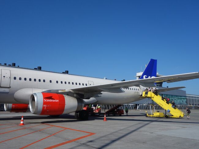 コペンハーゲン乗換えでヘルシンキに飛びました。機材はA340。