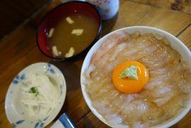 20160611-1 陸奥湊 みなと食堂さん、平目ヅケ丼