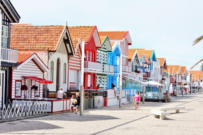 ポルトガル二人旅2015夏⑨～ストライプの港町！コスタノヴァに10分だけ寄り道～