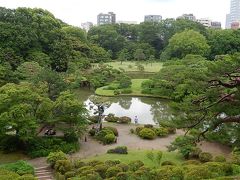 紫陽花を見に六義園を訪問する②滝見茶屋～吹上茶屋～藤代峠～正門迄