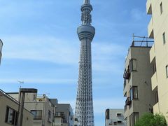 東京スカイツリーA　タワービュー通り再訪問　☆塔直下～634ｍの距離を実感　　　