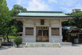 2016梅雨、柴田勝家所縁の地(1/9)：貴船神社と神蔵寺(1)：貴船神社、高石垣、本殿