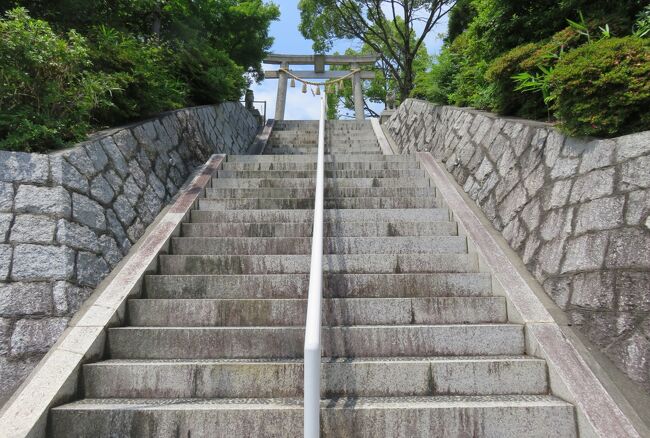 2016梅雨、柴田勝家所縁の地(2/9)：貴船神社と神蔵寺(2)：貴船神社、拝殿、本殿