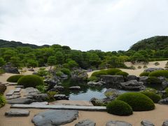 １泊２日で山陰へ行きました、三朝温泉、境港、大根島、足立美術館、友達と大山眺めて一周の旅