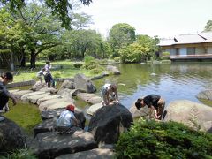 行船公園は暑かった