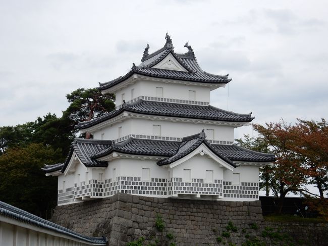 千葉県から、常磐道、外環道、関越道、日本海東北自動車道と、ひたすら走り続け新発田城へ! 約5時間で到着・・・疲れた。<br />こじんまりとした城を鑑賞後、隣の自衛隊駐屯地を見学し、昼食はご当地のB級グルメ、シンガポール食堂の「オッチャホイ」をいただいた。その後、美人の湯月岡温泉「泉慶」に宿泊した。<br /> 翌日は、渋滞を避けるため朝からさっそく帰路につき、磐越道安田ICから入り、会津若松、郡山、いわきを経由し常磐道に入り、渋滞の情報を得て、千代田石岡ICで下り、つくばの洒落たイタリアンレストランで昼食を摂り千葉県の自宅に帰り着いた。