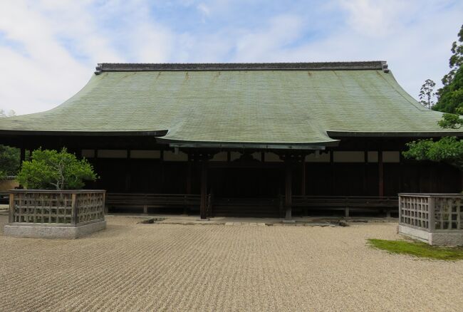 2016梅雨、奈良の世界遺産(6/9)：唐招提寺(4)：御影堂、右近の橘、左近の梅、講堂、金堂