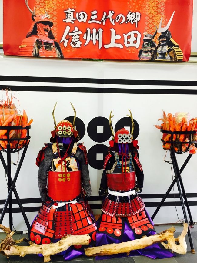 息子の保育園時代のママ友と一泊二日の温泉旅行<br />大河ドラマの舞台 上田です<br />お宿はひなびた?山里の温泉旅館<br /><br />観光より飲みながらのおばさんトークがメインの旅でした