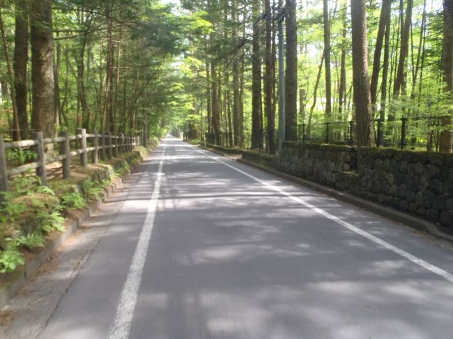 いつもは妻・娘と3人で旅行するのですが、娘が中学の修学旅行なので、今回は妻との夫婦旅行となりました。(小学校の修学旅行の時も夫婦旅行をしましたので「恒例行事」?)昔(20年以上前)弾丸で行った事がある軽井沢をゆっくり散策しようということになり、車で行ってきました。新緑のいい季節で、天気にも恵まれました。1泊2日で考えていましたが、せっかくなので朝から楽しみたいので、前乗り(夜出発で途中で宿泊)にしました。