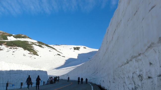 富山市から立山、美女平を経由して室堂に宿泊し、雪の大谷ウォーク、スターウォッチングを楽しみました。