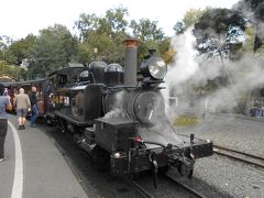 オーストラリア旅行⑧メルボルンその3:パッフィン・ビリー鉄道・蒸気機関車&市内散策&インターコンチネンタル・ハイティー