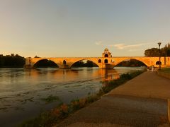 南欧・美の旅(3)　アビニヨンの　橋の上では誰も踊っていなかったが　夕陽がキレイだった