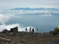 ’１６　初めての富士登山は大雨だった