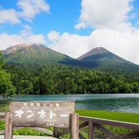 道東の山旅　Ｎｏ４　濃霧で何も見えなかった静かな山頂　雌阿寒岳　（オンネトーより阿寒富士～雌阿寒岳）