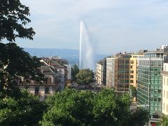 レマン湖大噴水にいろいろモーソーする