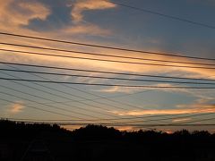 梅雨明けの夕焼けを見る