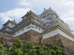 4トラの日本地図塗りつぶし瀬戸内海沿岸の旅：　姫路城と好古園（兵庫県）　