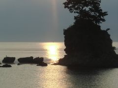 雨晴海岸・氷見はっとりくんの旅