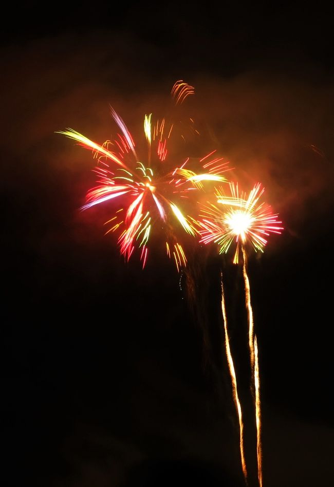 あしたから３日間、仙台七夕まつりです！　今夜は、前夜の花火大会！