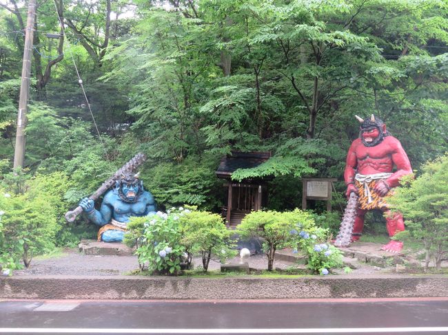 何十年ぶりに来たのでしょう、すっかり綺麗になった登別の温泉街をそぞろ歩き、ここは何処？って聞きたくなるぐらい、中国人の多いこと、石碑の上に昇って、大声で何かを言っています、マナーの悪さもここまで来ると、怒るより口が開いたままふさがりません、間欠泉や、お土産屋を見て回って、旅館に帰ってお風呂に入り、この旅の疲れを取りました。