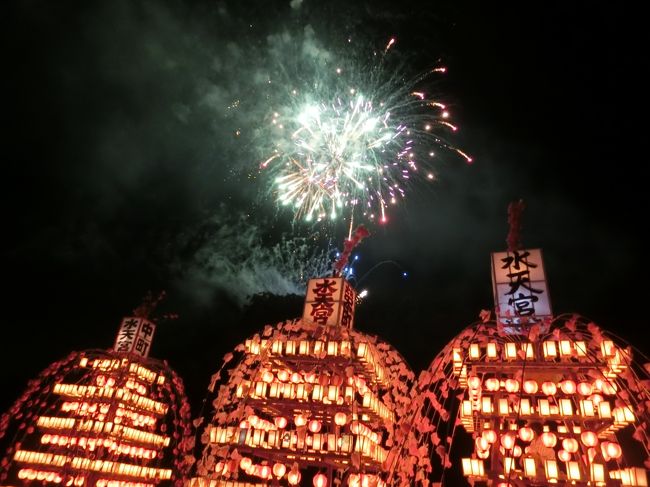寄居　玉淀　水天宮祭り<br />日本一の水祭りというけれど<br />花火がすごかった