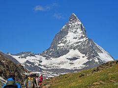 好天の７月初めのスイス１０日間（４）−マッターホルン観光＆ハイキング（４日目）−