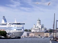 フィンランド ６　Helsinki 海上から見る