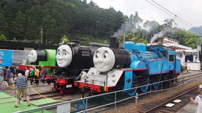 きかんしゃトーマスが走っている間に一度は来訪したいと思っていました。俗にいう「鉄ちゃん」ですので、乗ることももちろんですが(残念ながら今回はトーマスには乗れませんでした。後続の普通のSL急行に乗りました。)、どんな車両が使われているのかに興味があります。情報も完全に鉄ちゃん向けです。