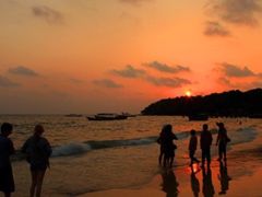 雨季でも夕日が良かったです