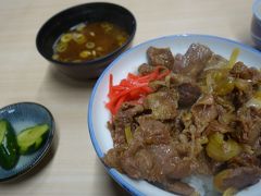 20160827 高山 細江屋さん、飛騨牛丼 → 弱尊さん、飛騨牛スジカレー → ちとせさん、肉玉子入焼きそば、餃子